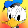 Donald Duck is angry