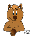 Wickley Wombat front by MagicalMerlinGirl