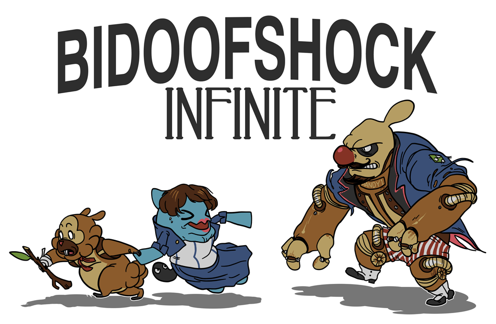 Bidoofshock Infinite shirt design