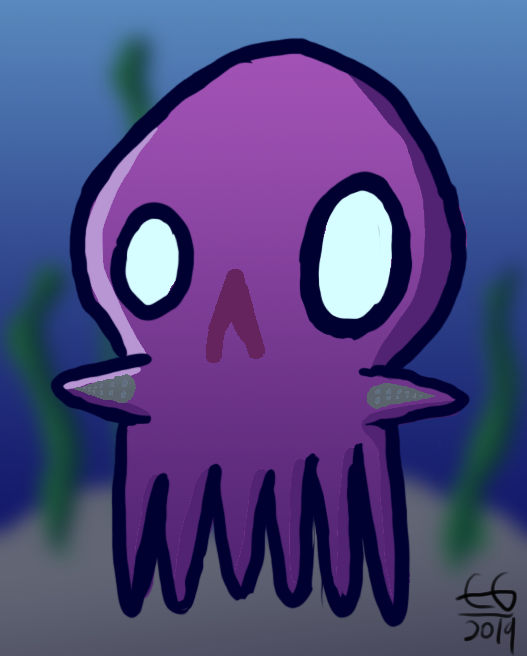 Grumpy Octopus just wants a hug by carriots1 on DeviantArt