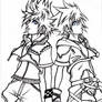 Roxas and Sora