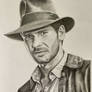 Indiana Jones Pencil Portrait