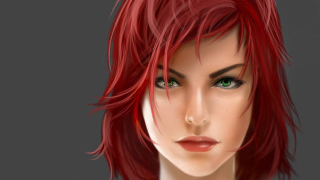 Female Commander Shepard Face