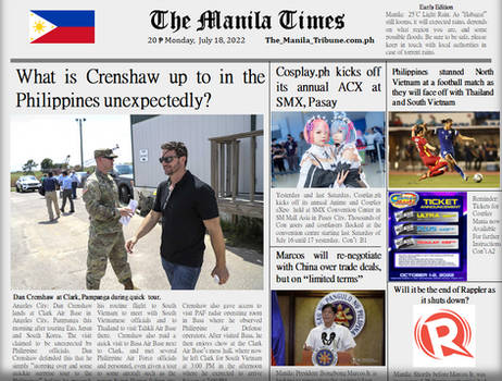 The Manila Times 18 July, 2022