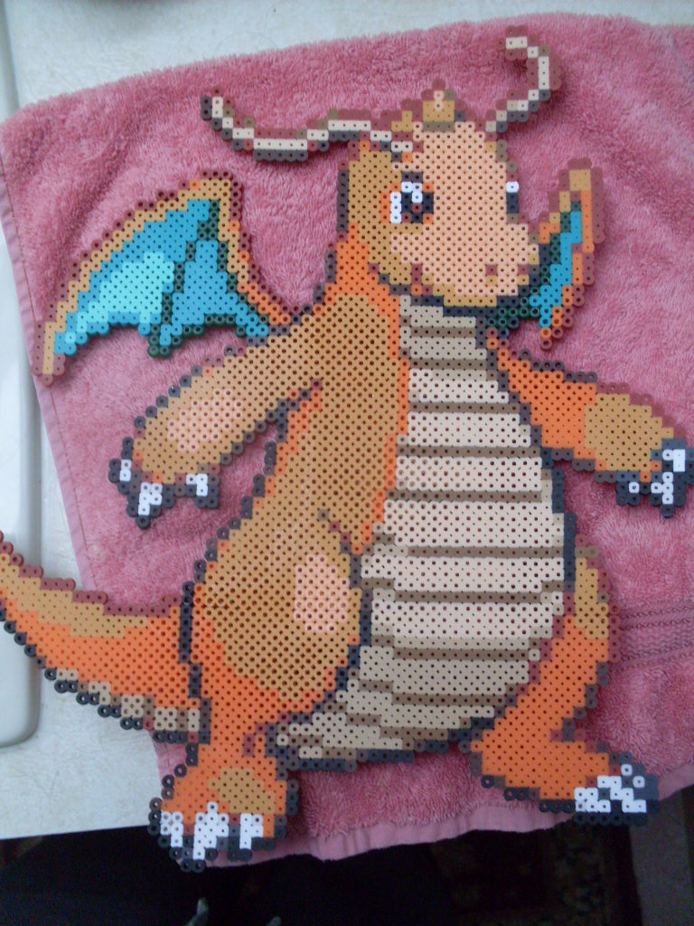 Pokemon: Perler Bead Dragonite