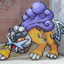 Pokemon: Perler Bead Raikou