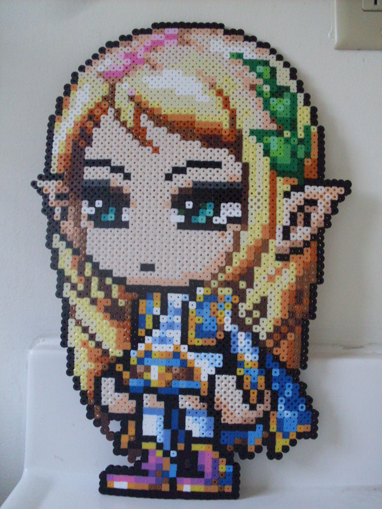 MapleStory: Perler Bead Mercedes