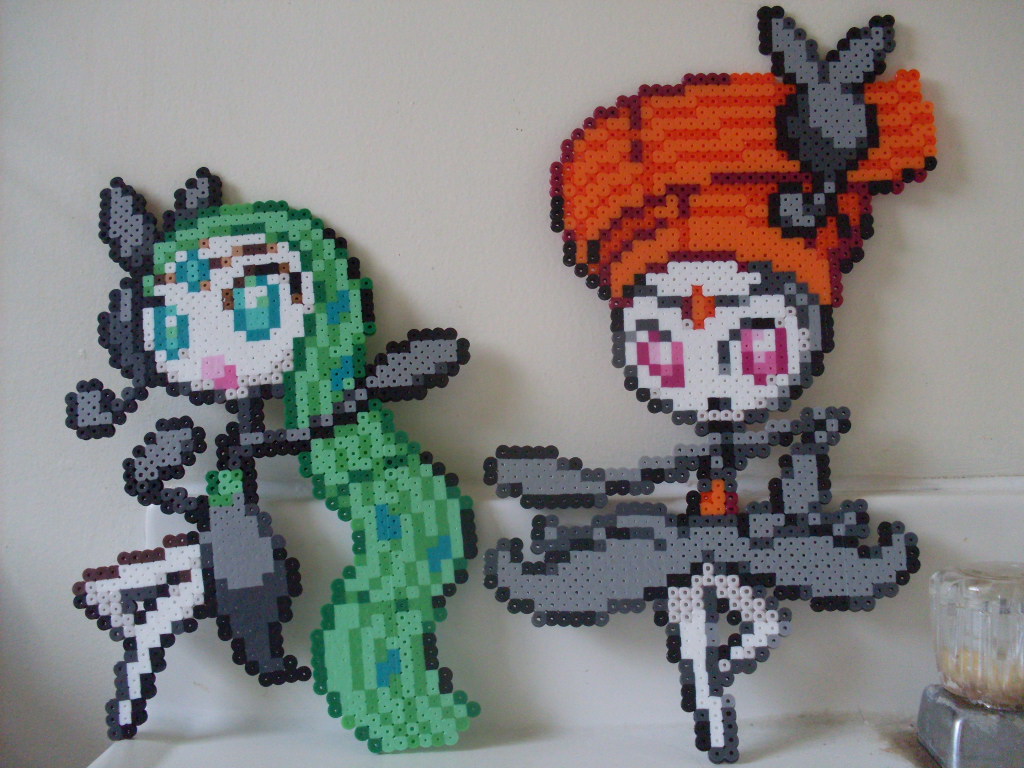 Pokemon: Perler Bead Meloetta, Aria and Pirouette