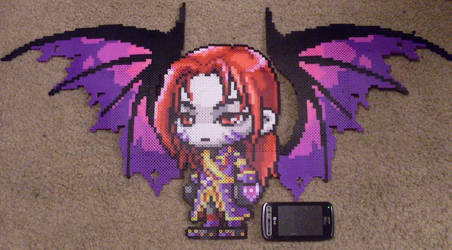 MapleStory - Perler Bead Demon Hunter