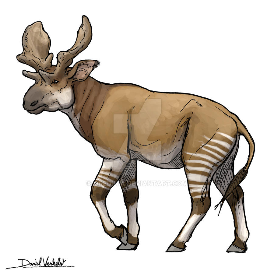 Sivatherium Giganteum By Gredinia On DeviantArt sivatherium-giganteum-by-gredinia-on-deviantart