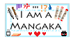 I AM A MANGAKA Stamp