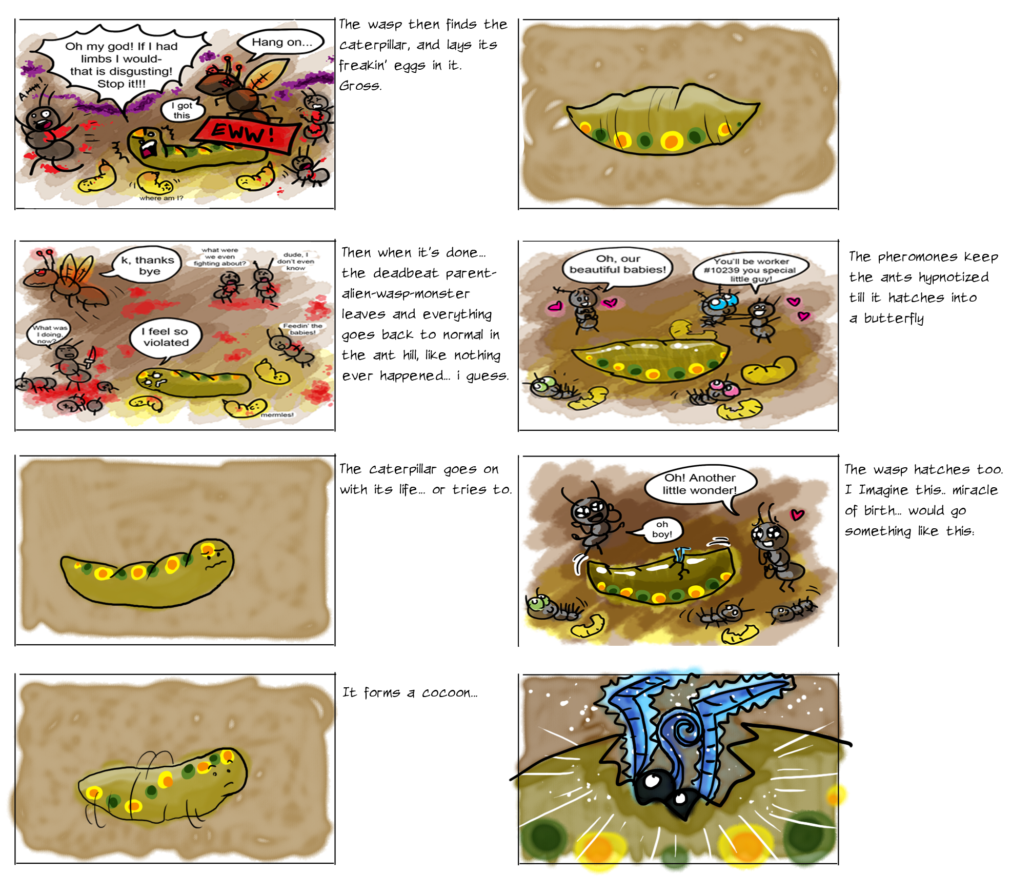 Bug Life Storyboards 2