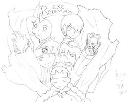 Rockman Exe Groupshot