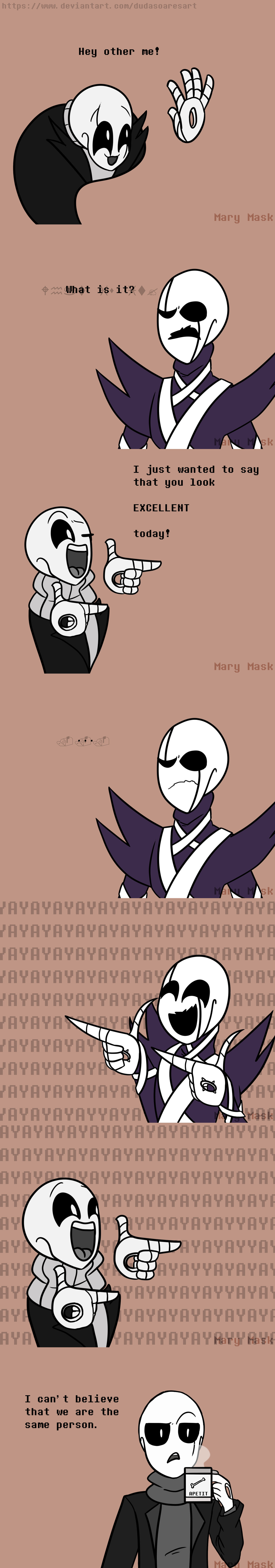 Gaster met other Gasters (comic/undertale au/tpf) by DudaSoaresArt on ...