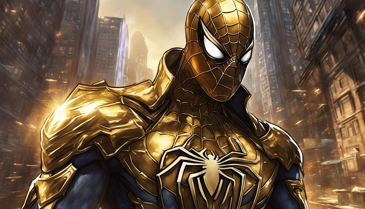 Sploder Man Cso Go The golden armored spooderman! by Chrysaorix on DeviantArt
