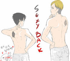 Sexyback of Levi and Erwin