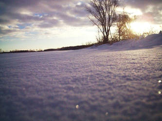 Sunset Across the Snow