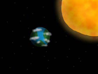 Habitable exoplanet: An artist's impression