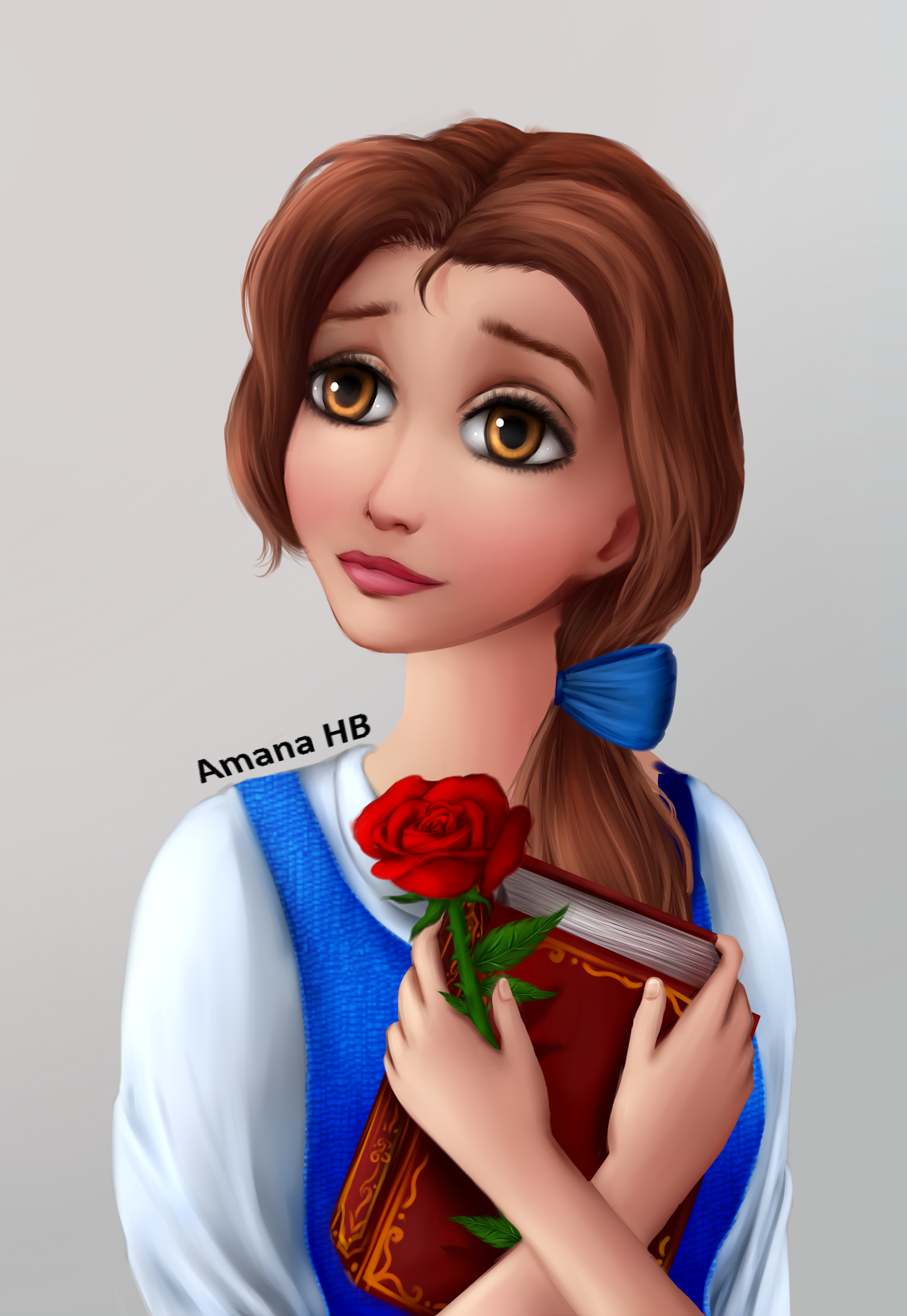 Belle from Beauty and The Beast [SpeedPaint]