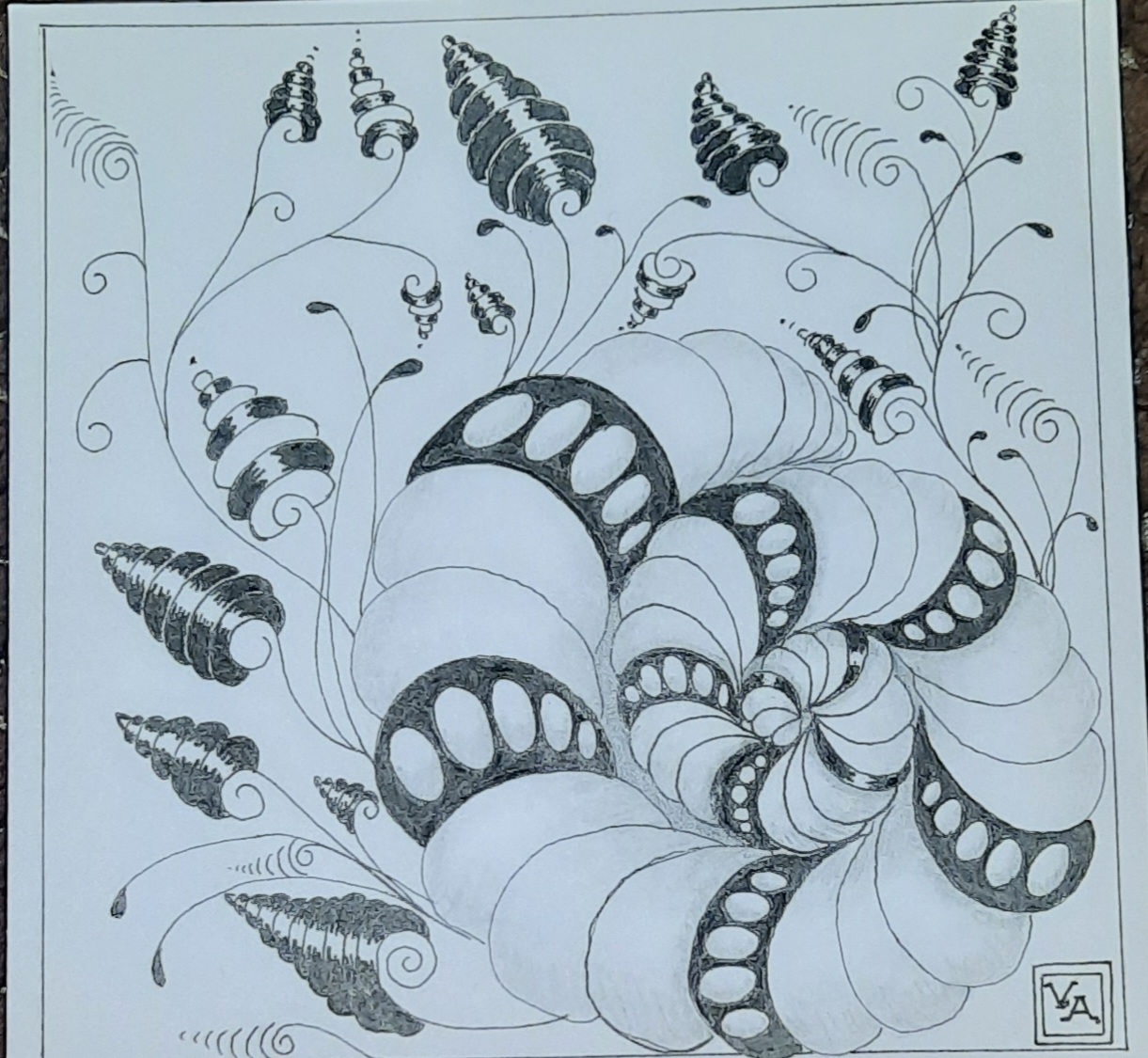 Zentangle spiral by Vickssper on DeviantArt