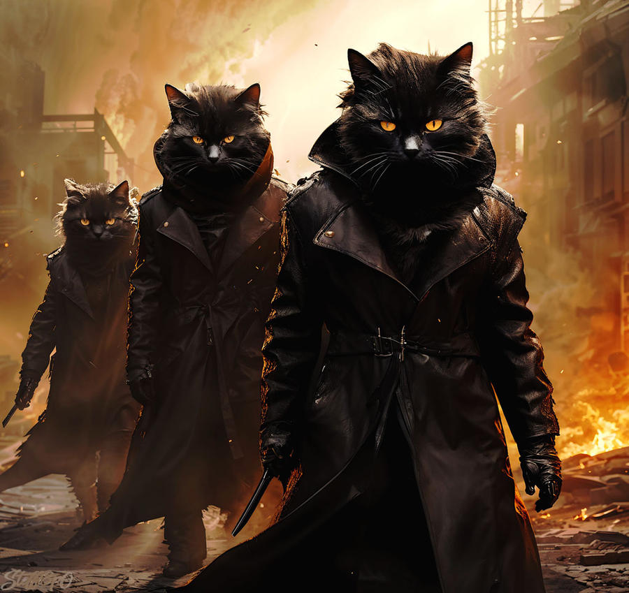 Catmen Ranfen The Three Catmen of the Apocalypse by Graceful-Squirrel on DeviantArt