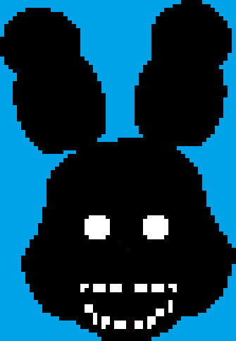 Shadow freddy pixel art