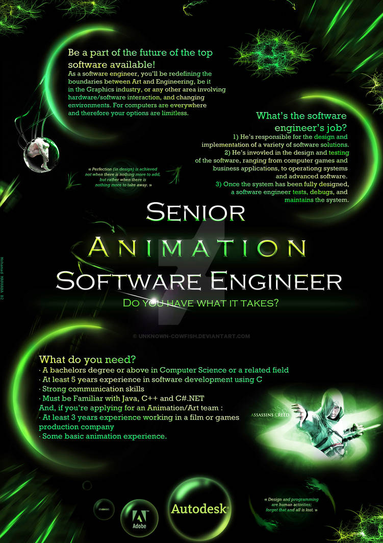Software Engineer Poster by unknown-cowfish on DeviantArt