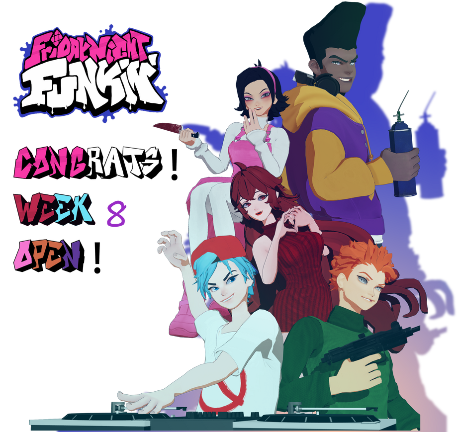 Week 8 Background Friday Night Funkin' WEEK 8 Update by kanbara-naiki on DeviantArt