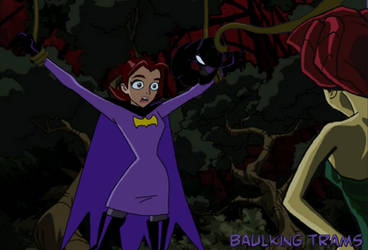 Batgirl unmasked by Poison Ivy