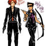 Black Widower and Hawkeye