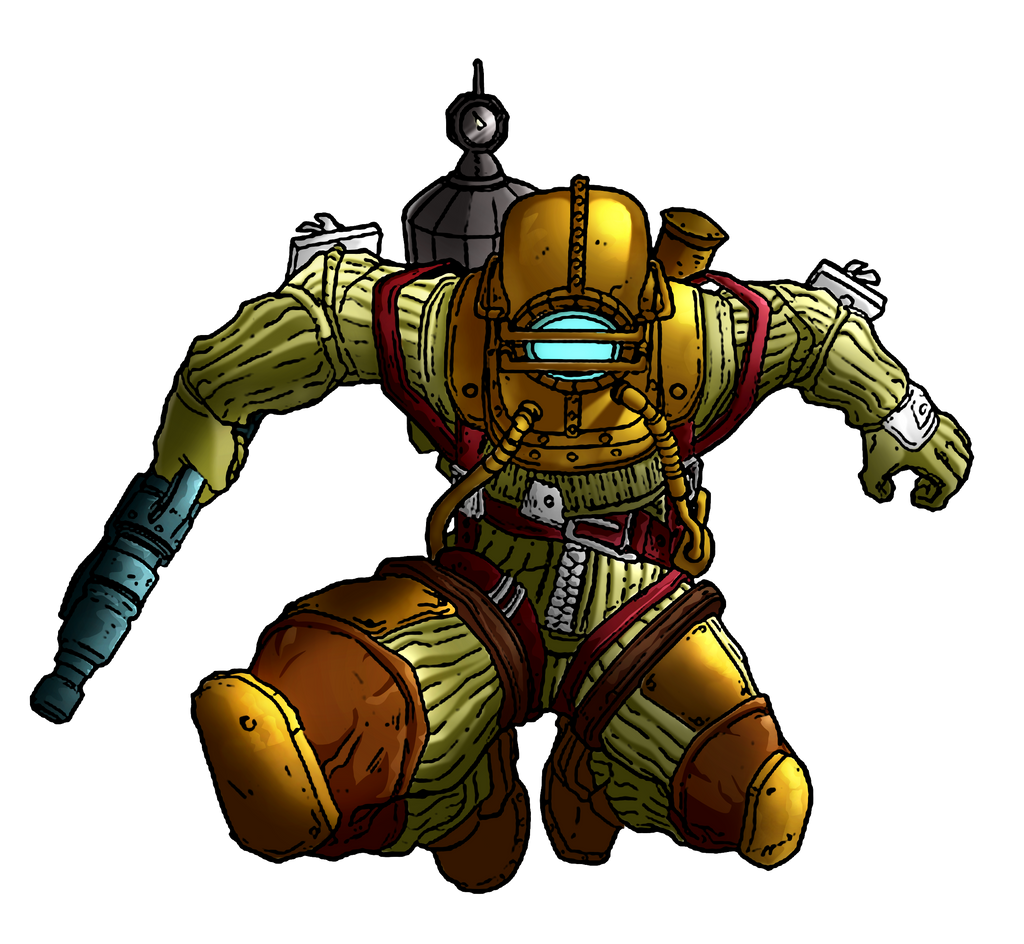 Bioshock Colouring by Serenity4art on DeviantArt