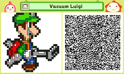 Vacuum Luigi Pushmo Card