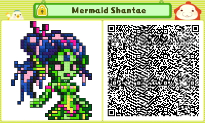 Mermaid Shantae Pushmo Card