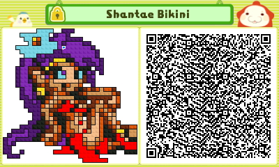 Shantae Bikini Pushmo Card by thenardsofdoom