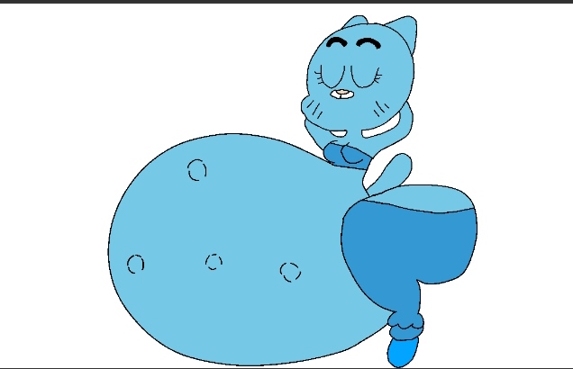 Gumball Watterson with Big Belly In the episode by KELLYPOSTELL on  DeviantArt