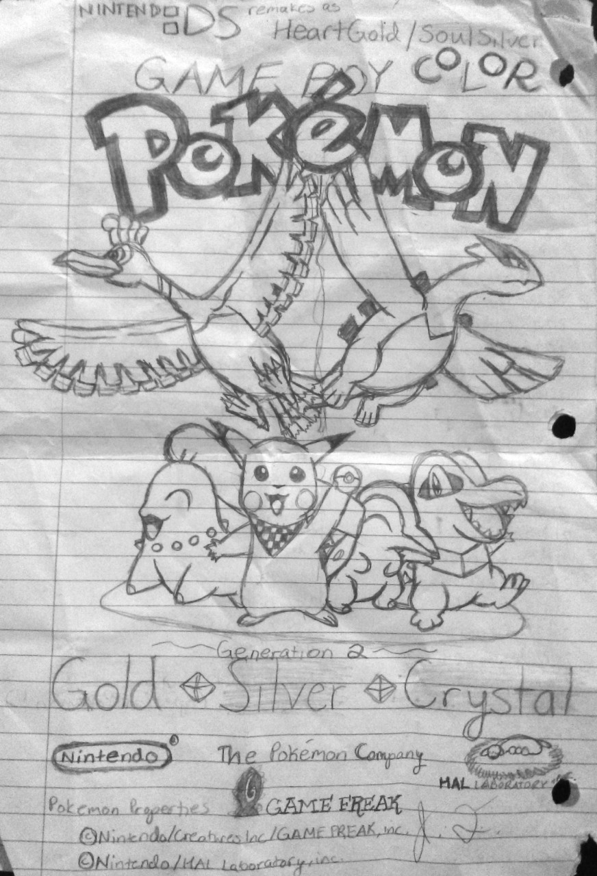 Pokemon Gold Silver Game Poster – My Hot Posters