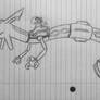 Pokemon Drawings - Rayquaza