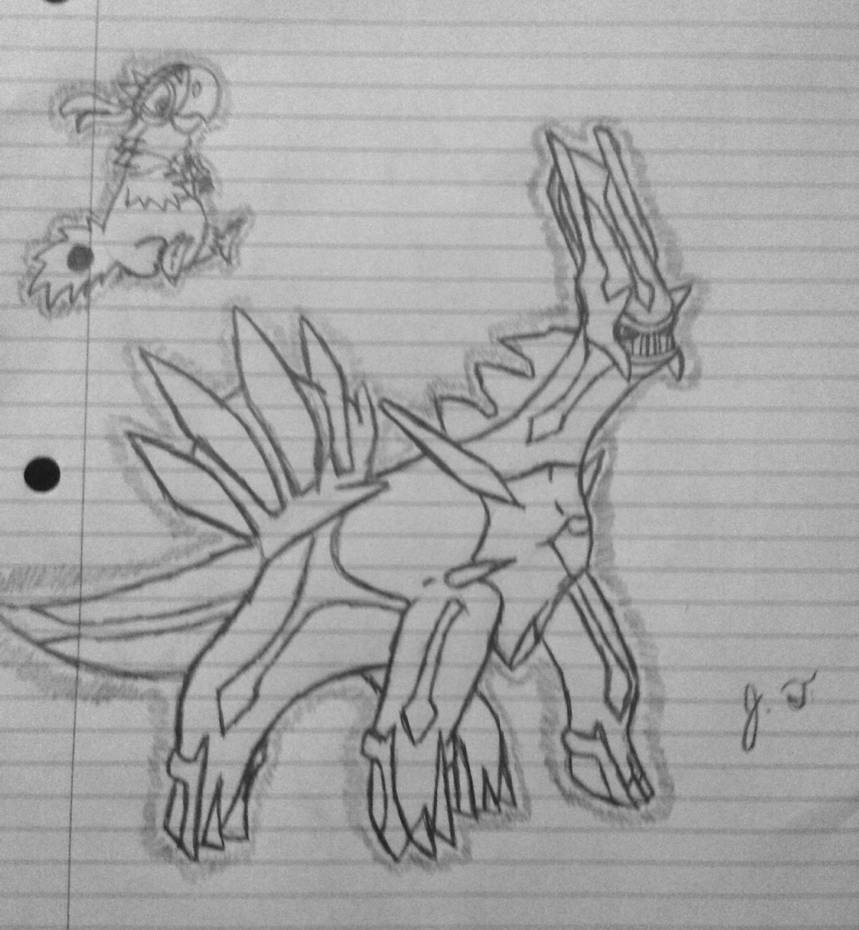 Pokemon Drawing Dialga