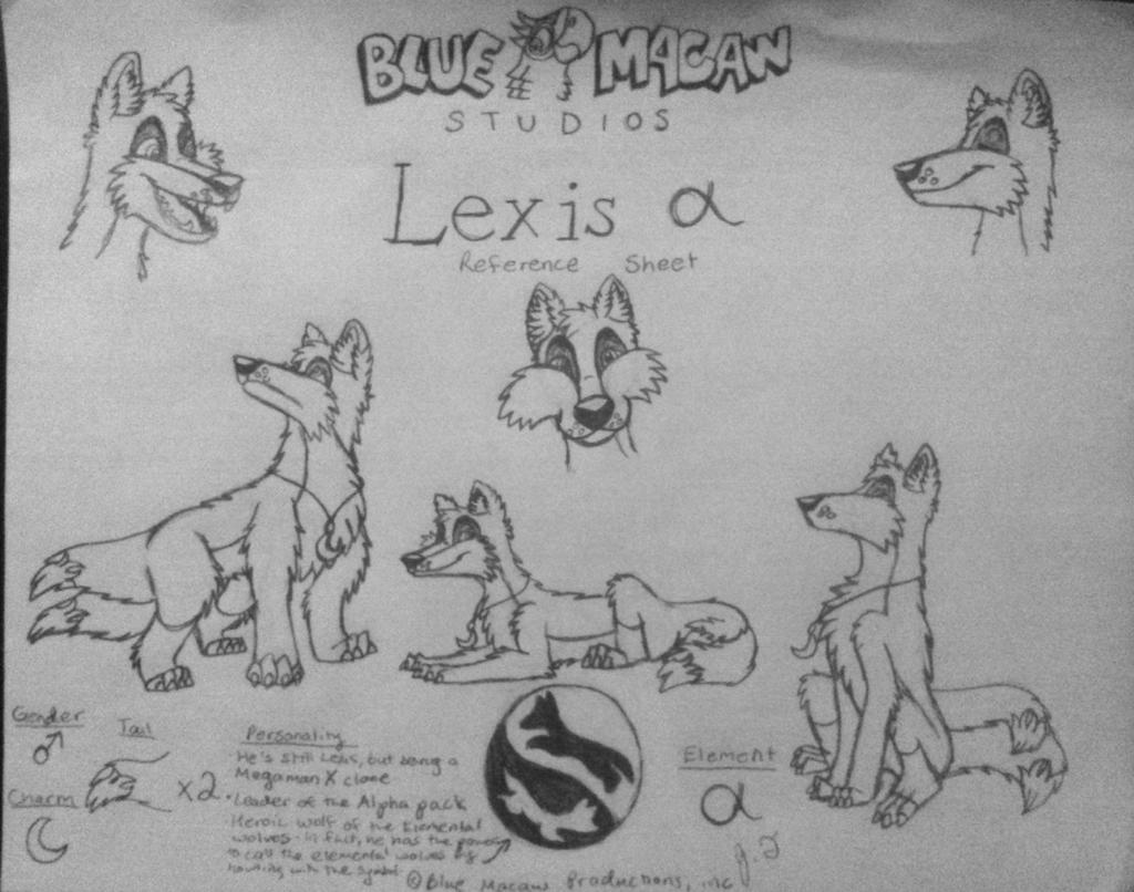 Lexis (Alpha) Reference Sheet by joshbluemacaw on DeviantArt