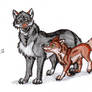 Commission - Canine Pictures - Pungo and Gris