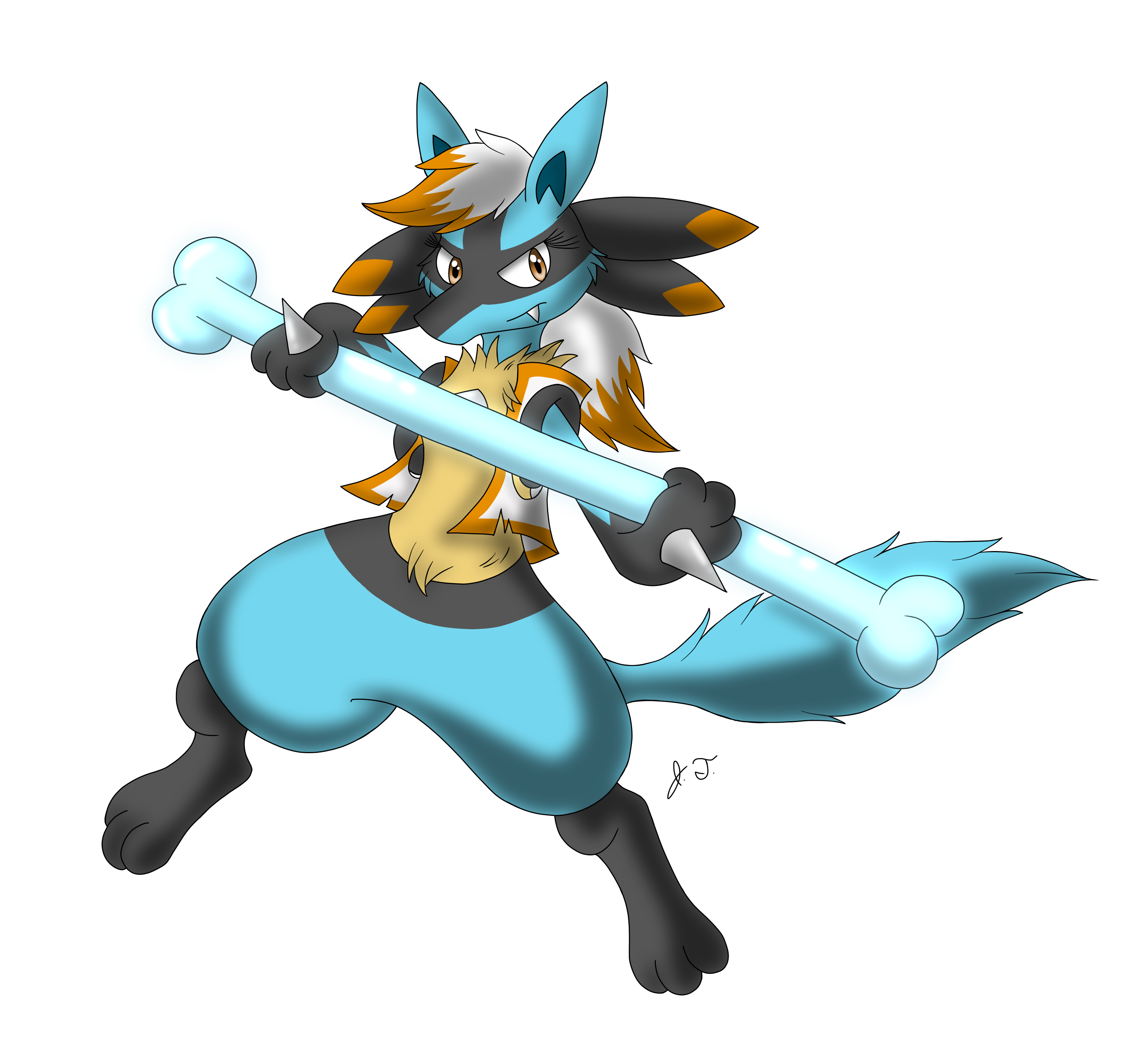 Venom Lucario by Celcius-RazorRush on DeviantArt