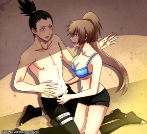 shikamaru and Himawari COMM