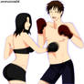 boxer girl01 Vs guy01_004 COMMISSION