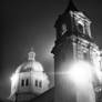 Cathedral of the Sacred Heart View 2 (b/w, night)