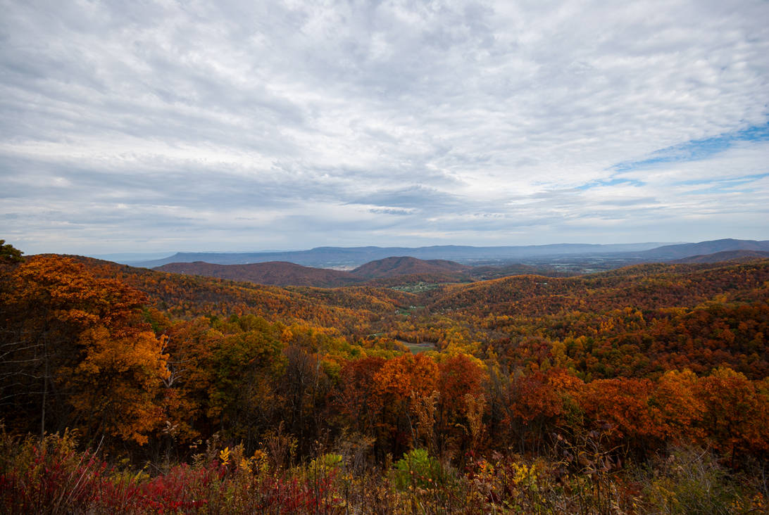 Skyline Drive View 3 by acshurte on DeviantArt