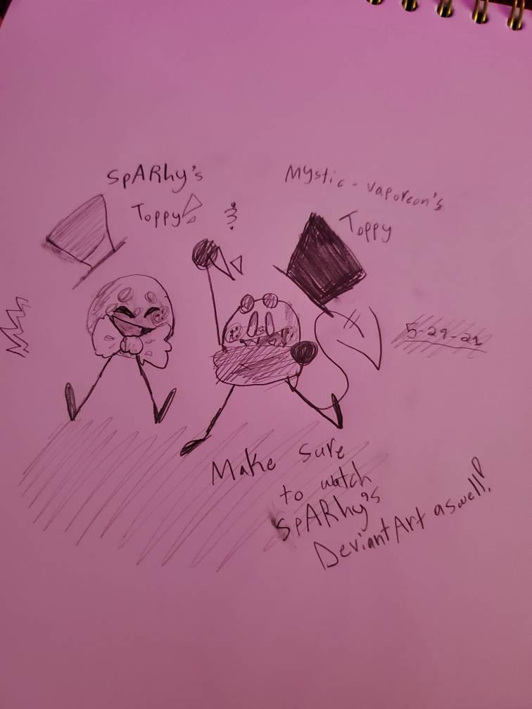 Toppy pair! (ft. spARphy's Toppy) by Mystic-Vaporeon on DeviantArt