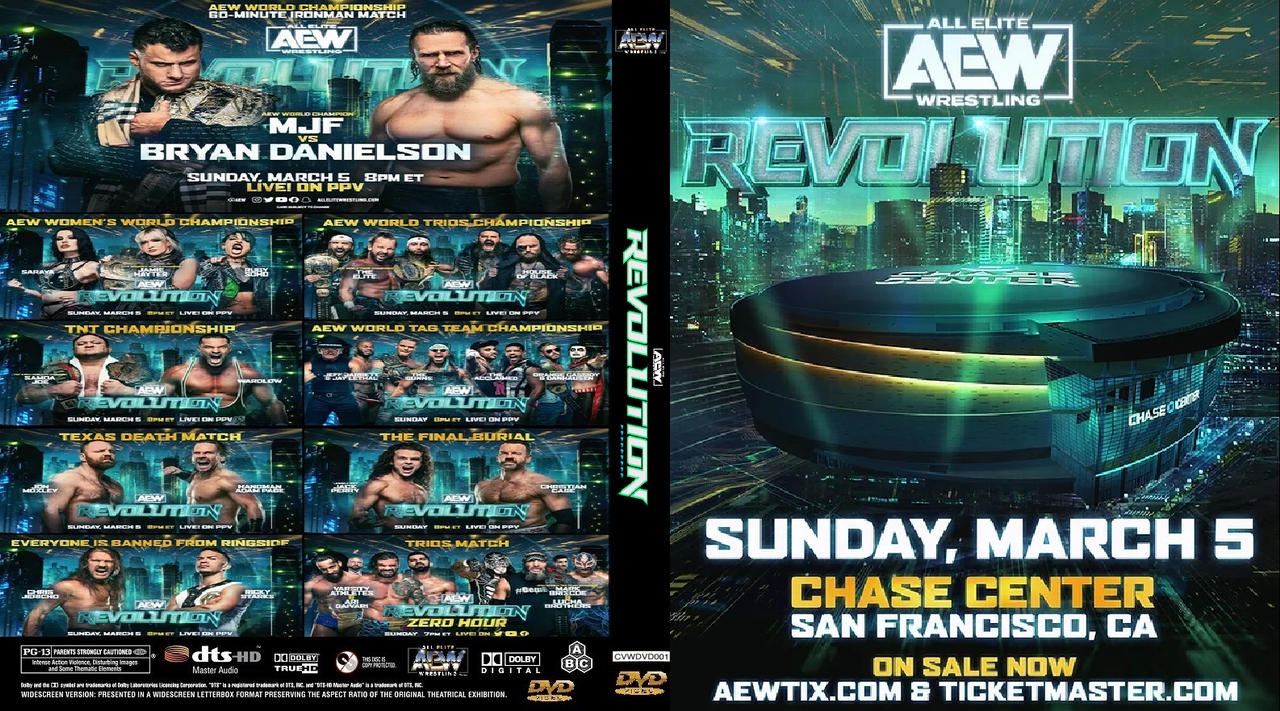 AEW Revolution 2023 DVD by carrascoed1616 on DeviantArt