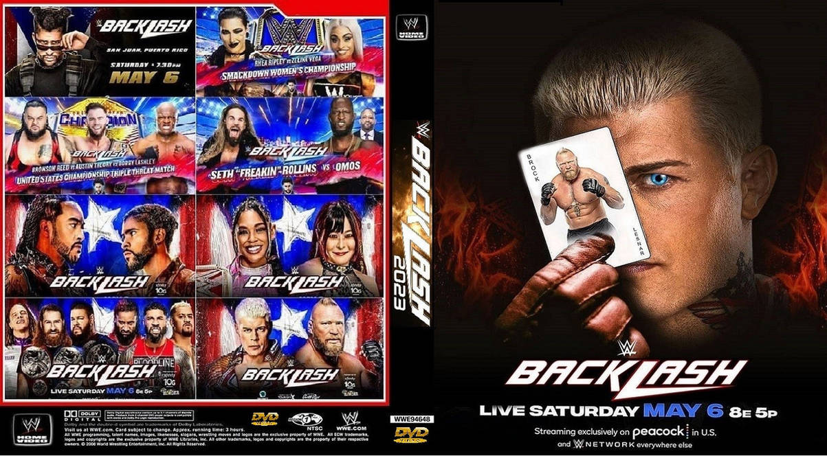 WWE Backlash 2023 DVD cover by carrascoed1616 on DeviantArt