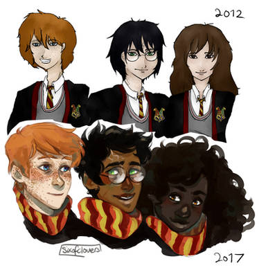 Harry Potter- Christmas Drawing Fun by thalle-my-honey on DeviantArt
