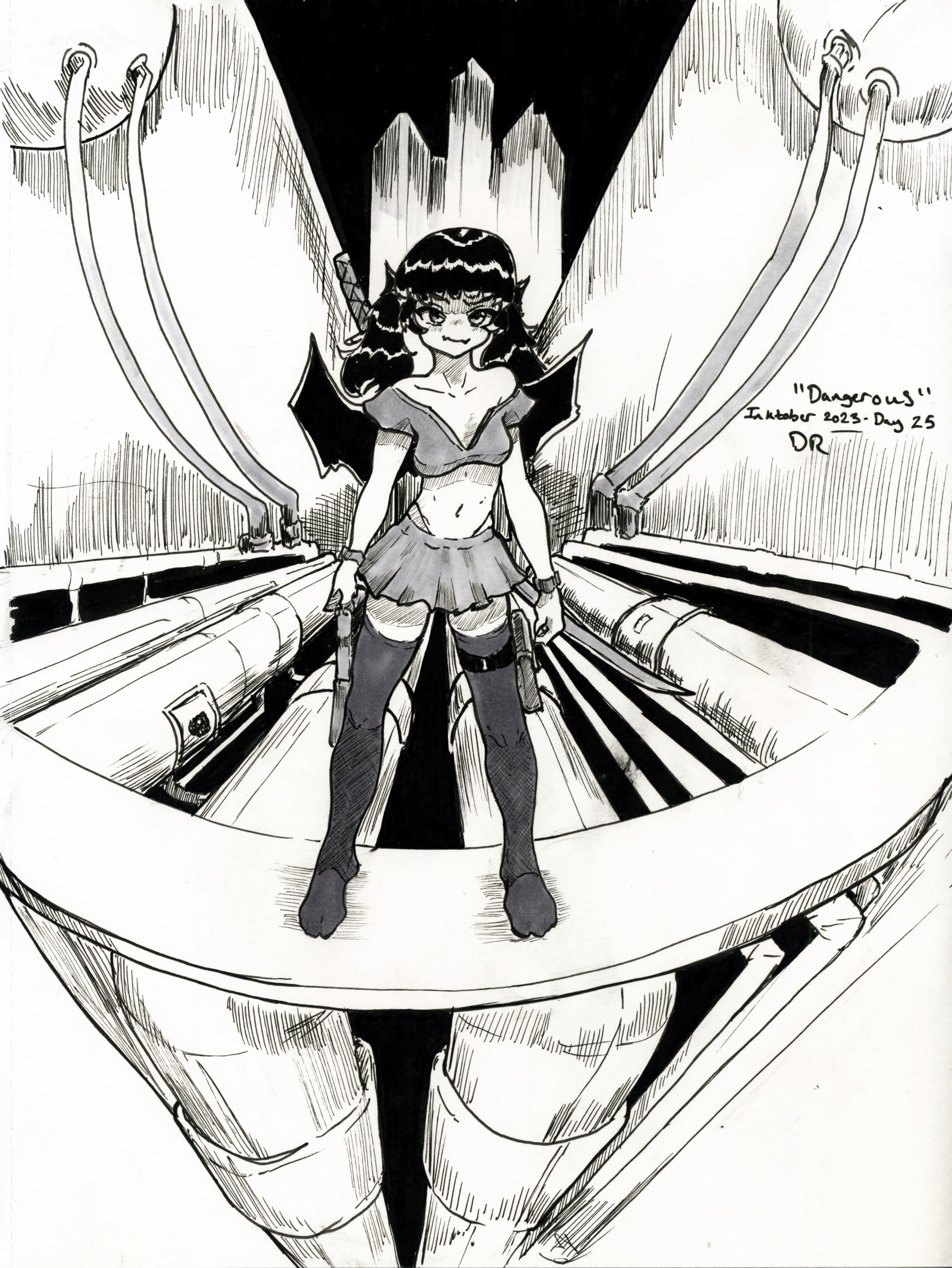 Dangerous - Inktober 2023, Day Twenty-Five